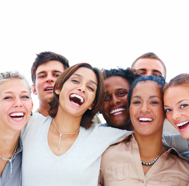 smiling group of people